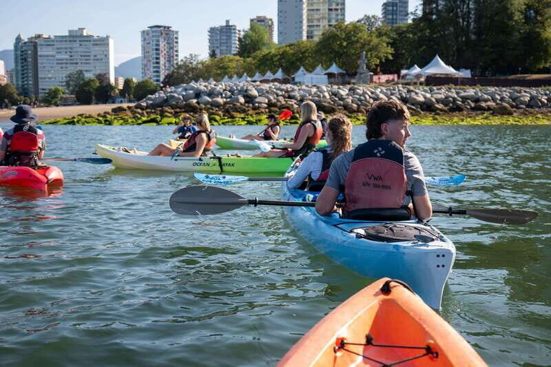 3 Hour Kayak in Vancouver with Coffee on the Beach - False Creek on your schedule: the 3-hour flow