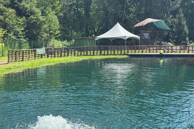 A Relaxing Day of Fishing and Fresh BBQ - The 3-hour fishing session: gear, trout, and no license needed