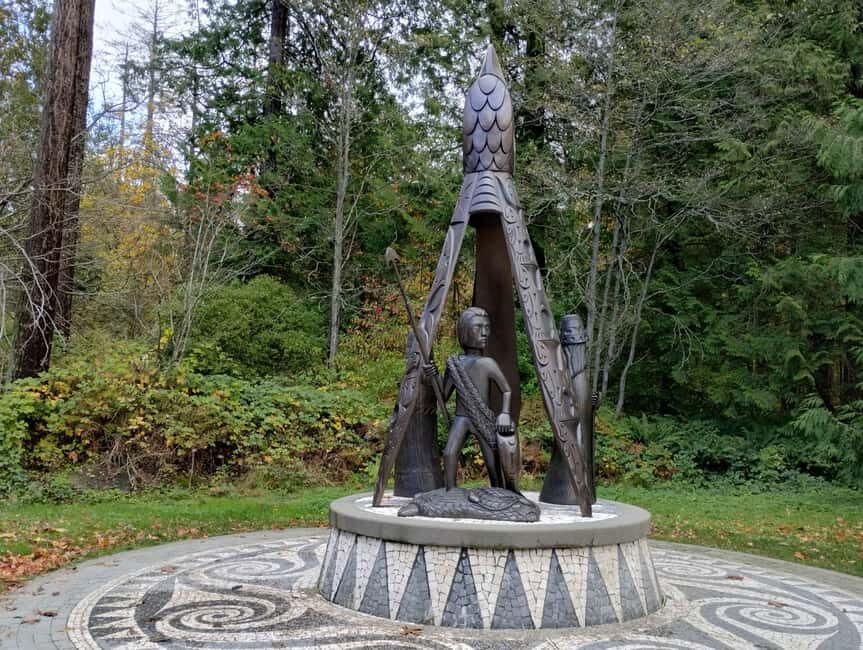 Aquarium & StanleyPark+20 Gem Spots+City/Vip Car+Small Group - The Scenic Stanley Park Loop: Rose Garden, Pavilion, and Brockton Point