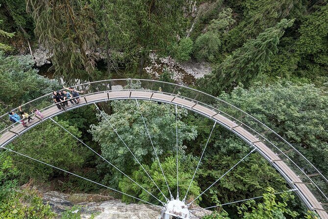 Capilano Suspension Bridge Canyon Lights & 4 Top highlights - Capilano River Regional Park + Capilano Lake: rainforest viewpoints without the long hike
