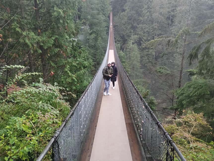 Capilano Suspension Br+Lake+Dam+Hachery/4in1/CAR/Small GROUP - Lions Gate Bridge: the view that explains Vancouver’s geography