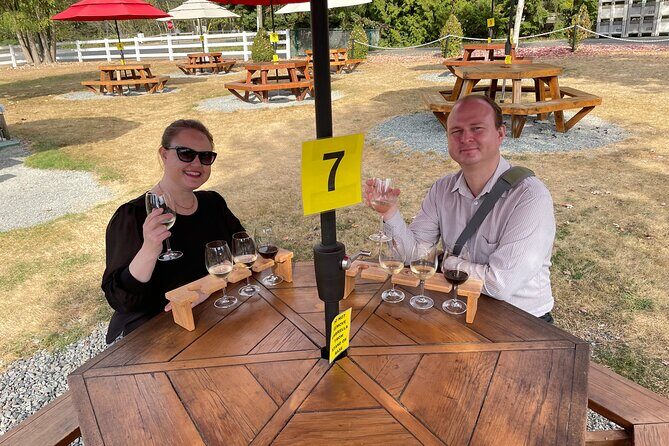 Elegance Unforgettable Tesla Wine Tour & Lunch - Stop 1: Chaberton Estate Winery and the Bacchus Bistro view