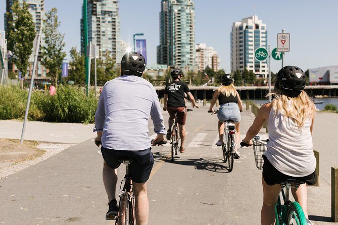 Epic Electric Bike Tour by Cycle City Tours - Lions Gate Bridge Viewpoint: The Uphill Moment (with Electric Help)
