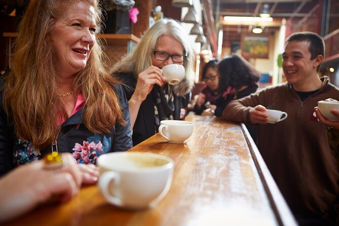 Granville Island Market Food Tour by Vancouver Foodie Tours - The middle of the tour: how the progressive meal stays organized