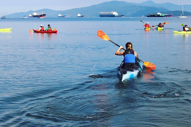 Granville Island Vancouver Kayak Tour with Coffee & Snacks (3hrs) - David Lam Park water art and the Science World pass