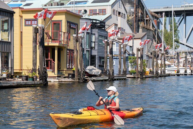 Granville Island Vancouver Kayak Tour with Coffee & Snacks (3hrs) - False Creek paddle: a shoreline tour on your own speed