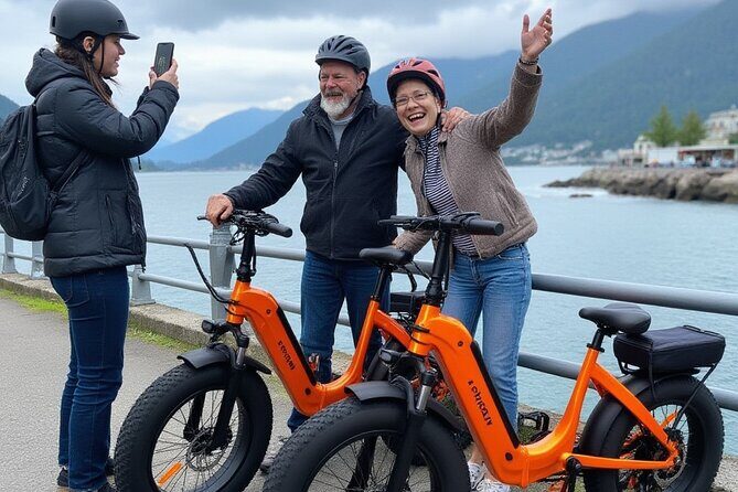 Guided E-Bike Tour Stanley Park and Hidden Gems - Small Groups - Starting at Plaza of Nations: helmets, tutorial, and a calm first ride