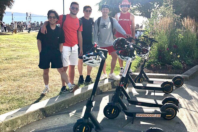 Stanley Park Seawall E-scooter Rental with Self Guided map - Start at 1886 Pendrell St: Setup That Helps You Get Going Fast