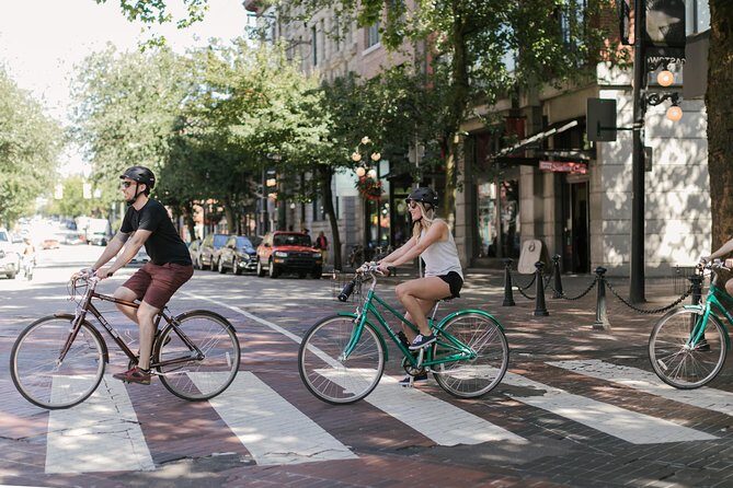 Vancouver Bike or Ebike Rental - Self Guided Map provided - Granville Island on a bike: market time that feels local