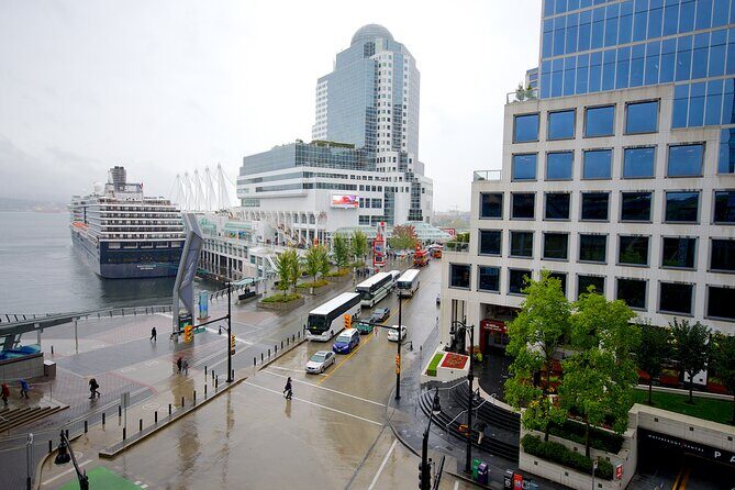 Vancouver City & Lookout Tour and Option to Add Airport Drop Off - Canada Place: the five white sails and Expo-era context