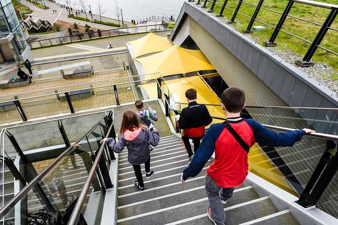 Vancouver City Sightseeing Adventure with Kids: Heroes & Villains - Public art detour: The Drop and Douglas Coupland