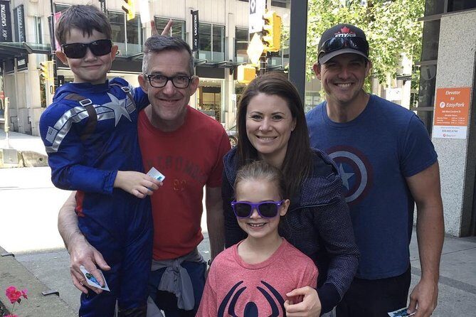 Vancouver City Sightseeing Adventure with Kids: Heroes & Villains - Meeting at 550 W Hastings St and getting the right start zone
