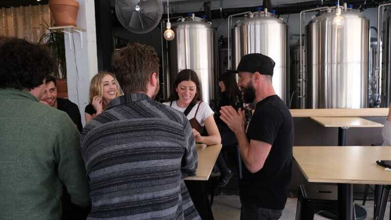Vancouver: Craft Beer Tasting and Neighborhood Culture Crawl - Stop 2 (a second local brewery): VIP seating and matched pours