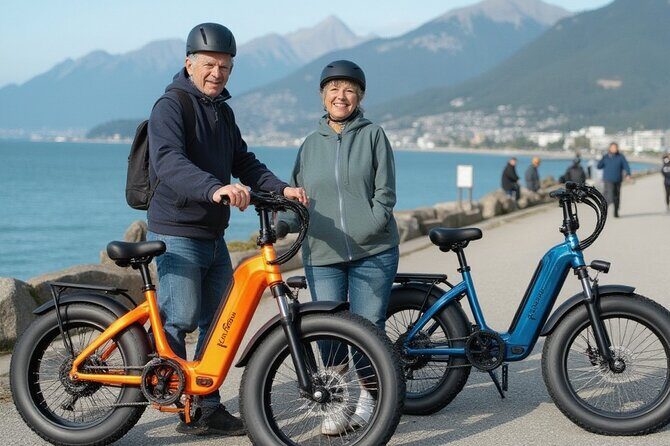 Vancouver E-Bike Rentals - Premium Seawall Bike Path Location - Safety Setup You Don’t Have to Think About