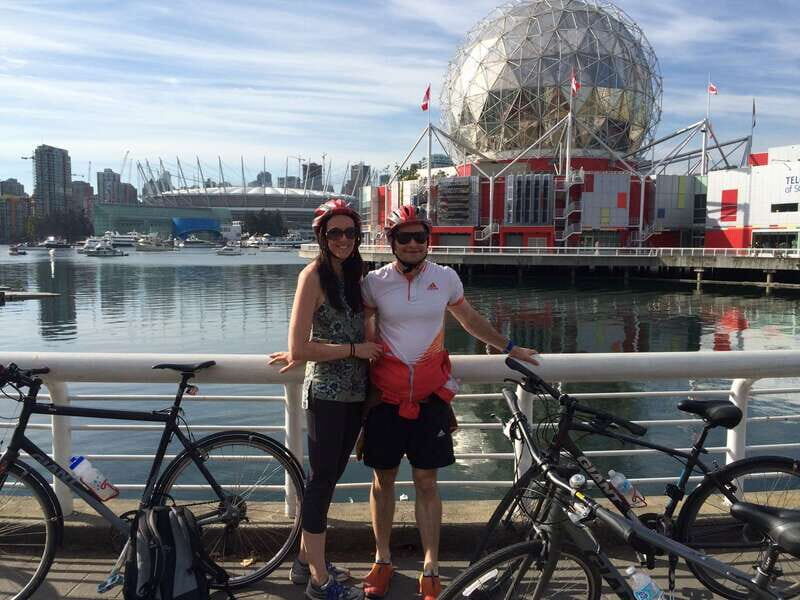 Vancouver: Gastown, Chinatown & Granville Island Bike Tour - False Creek along the water: murals, community stops, and rail history