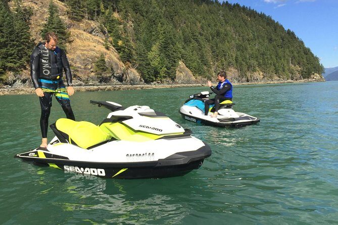 Vancouver Jet Ski Rental from Granville Island - Pam Rocks seals and sea lions: spotting wildlife without getting reckless