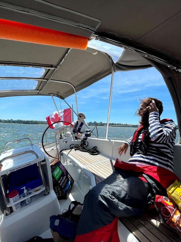 Vancouver: Mosquito Creek and English Bay Sailboat Cruise - Your boat: a 2011 50-foot Jeanneau you can actually enjoy