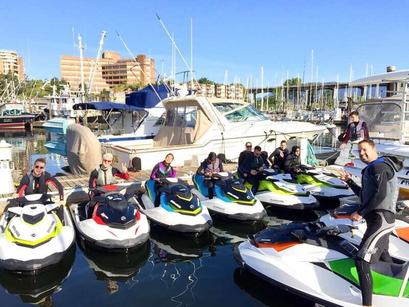 Vancouver: Ocean Jetski Morning Tour - The 150-minute plan: Bowen, Anvil, Gambier and a seal colony stop