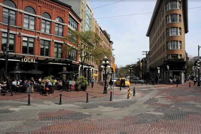 Vancouver Private Food Tour – Taste 6+ Local Dishes & Fresh Sushi - Your Gastown route: Maple Tree Square, Steam Clock, Lookout, Olympic Cauldron