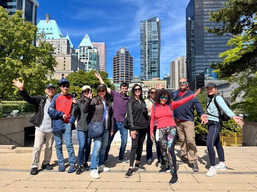 Vancouver: Private Walking Tour of City Highlights | 3-Hour - Olympic Torch and Jack Poole Plaza: Learning How Vancouver Became Itself