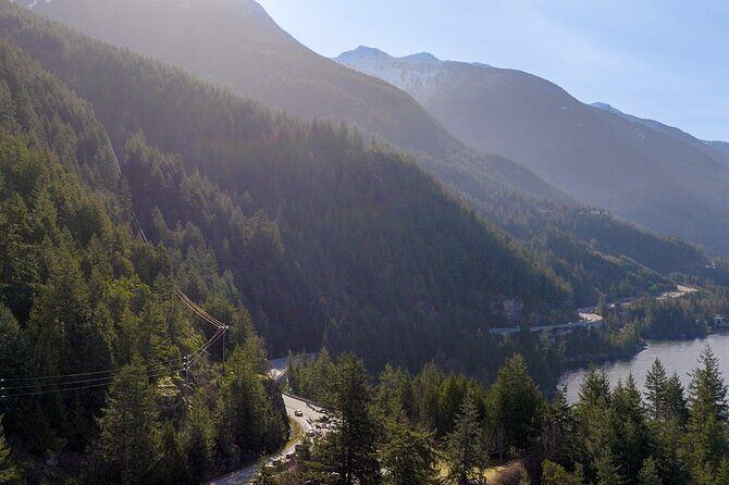 Vancouver to Whistler Private Self Guided Audio Tour - Shannon Falls Provincial Park: 335 Meters of Water in a Tight Window