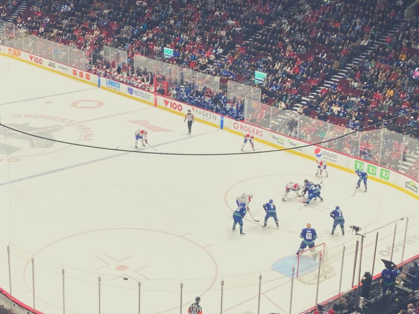 Vancouver: Vancouver Canucks Ice Hockey Game Ticket - Where Vancouver fits around the rink